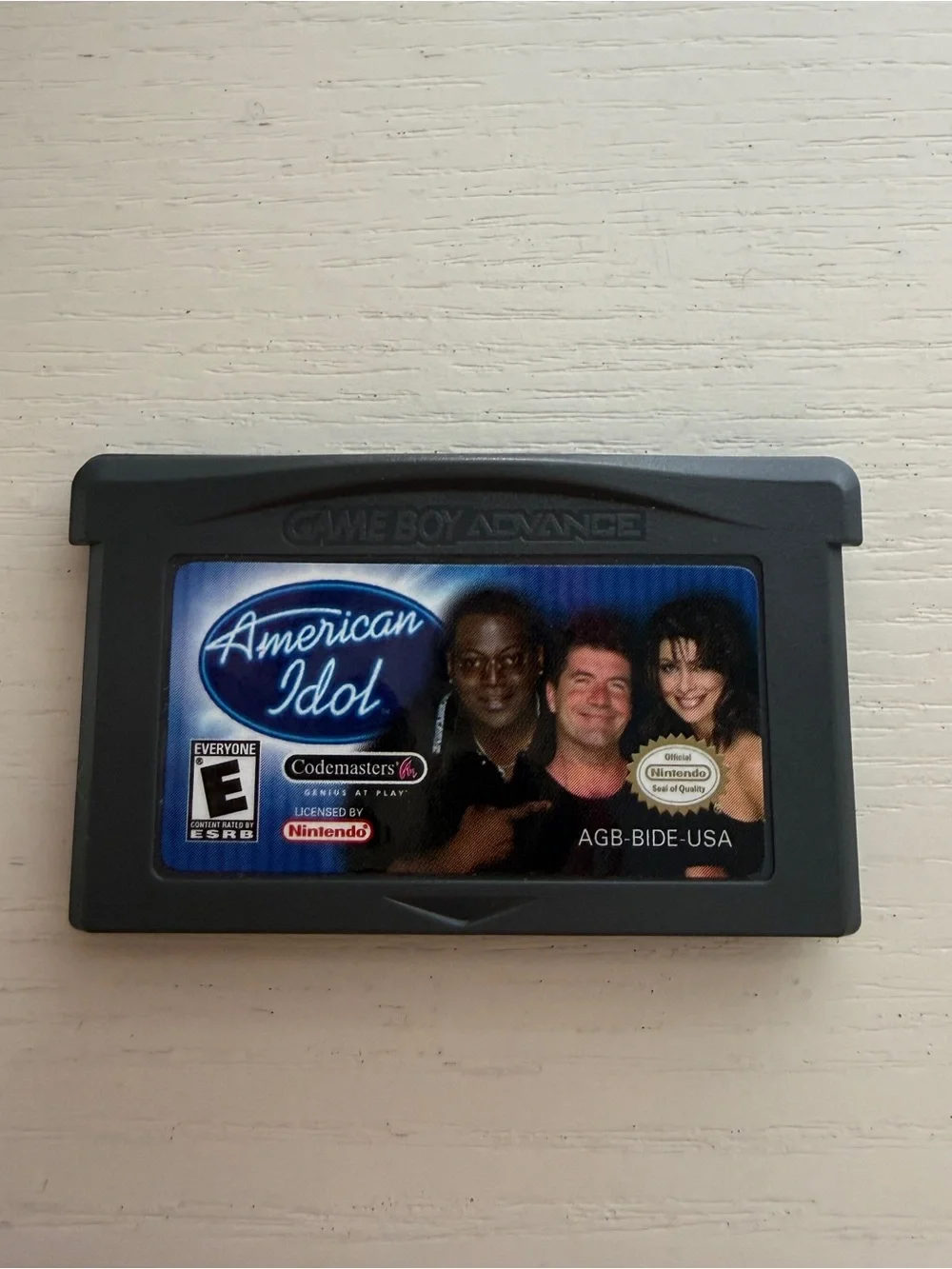 American Idol Game Boy Advance Video Game